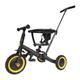 Toddler stroller tricycle,removable pedals balance bike scooter,parent steering push trike,foldable handlebar,adjustable seat with guardrail and belt,rubber wheels