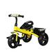 Tricycle Trike 1-6 Years Old Child Outdoor Tricycles, 1-6 Years Old Girls Boys 4 in 1 with Push Handle Tricycles,Kids' Sun Shade Trike,3 Colors (Yellow)