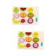 Abaodam 2 Sets Cecilia Pretend Cutting Toys Cutting Play Food Toy Kids Fruits Toys Wood Cutting Toys Fruits Cutting Toys Cutting Fruit Vegetables Toys Puzzle Cartoon Wooden Toddler