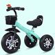 Tricycle Trike Children's Cycling Tricycle, Kids' Riding Pedal Cars Baby Carriage Non-Slip Pedal Trike, Training Bike with Solid tire for 1-3-6 Years Old Boys Girls (Green)