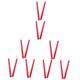 Vaguelly 16 Pcs Rhythm Stick Babies Toys Musical Percussion Instrument Baby Musical Toys Toddler Music Toys Kids Drum Stick Musical Instruments Wooden Music Stick Red Child Gavel Natural