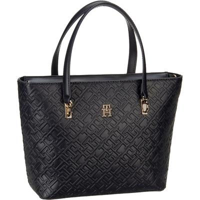 Tommy Hilfiger Handtasche TH Refined Mini Tote SP24 Space Blue Schwarz Damen Image