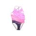 One Piece Swimsuit: Pink Sporting & Activewear - Kids Girl's Size Medium