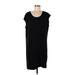 Athleta Casual Dress - Shift: Black Solid Dresses - Women's Size Large