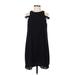 BCBGMAXAZRIA Casual Dress - Shift: Black Solid Dresses - Women's Size X-Small