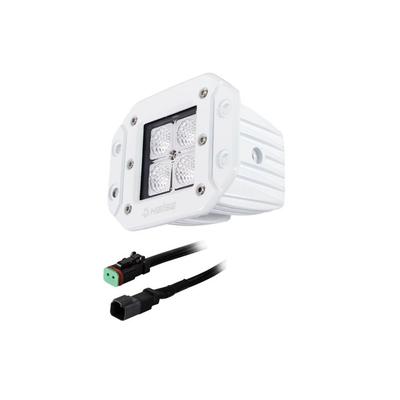 HEISE LED Lighting Systems 4 LED Marine Cube Light - Flush Mount - 3" HE-MFMCL2