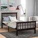 Stylish And Comfortable 100% Pine Wood Platform Bed Twin Bed with Headboard, Footboard