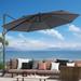 AOOLIMICS 10ft Patio Cantilever Umbrella, Outdoor Offset Umbrellas