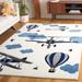 SAFAVIEH Carousel Kids Turi Airplane Rug