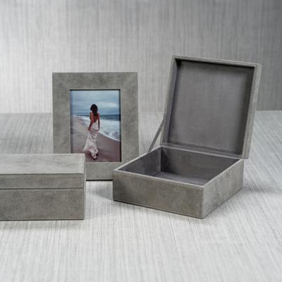 Carpi Suede Lux Decorative Box