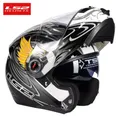 LS2 FF370 casco moto ribaltabile LS2 caschi modulari a doppia lente con visiera parasole casco moto