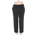 Avenue Dress Pants - High Rise: Black Bottoms - Women's Size 14 Plus