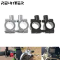 Morsetto per montaggio specchietto retrovisore per moto Adattatore per supporto specchietto retrovisore Argento Nero Metallo 22mm 25mm Manubrio 10mm 8mm Filettatura 2 pezzi