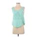 Adidas Active Tank Top: Teal Activewear - Women's Size X-Small