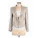 Helmut Lang Jacket: Short Ivory Solid Jackets & Outerwear - Women's Size 8