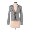 Ann Taylor LOFT Jacket: Short Gray Jackets & Outerwear - Women's Size 0