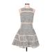 Tibi Casual Dress - A-Line: Gray Marled Dresses - Women's Size 6