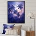 Design Art Mystical Plam Tree Magic Impressions I On Canvas Print Metal in Indigo | 40 H x 30 W x 1.5 D in | Wayfair FL117739-30-40-BK