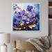 Design Art Wild Expression On Canvas Print, Cotton in Indigo | 24 H x 24 W x 1 D in | Wayfair FL122122-24-24-WH