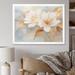 Design Art Minimalist Rhododendron Petal Poetry II Plastic | 34 H x 44 W x 1.5 D in | Wayfair FDP119313-44-34-WH