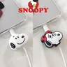 Snoopy Cable Protector Usb Line auricolare Cable Protector Cute Bite Data Line Protector Cover per