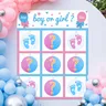 Gender Reveal Games Tic Tac Toe gioco da tavolo con 10 segni di ragazzo o ragazza Gender Reveal