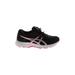 Asics Sneakers: Black Print Shoes - Women's Size 8 1/2 - Almond Toe