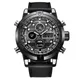 XINEW-Montre d'affaires chronographe pour homme bracelet en cuir chronomètre d'alarme mouvement