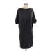 Athleta Casual Dress - Sheath: Black Solid Dresses - Women's Size Small