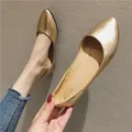 Scarpe basse da donna scarpe da guida Gommino scarpe da donna incinte oro argento nero appartamenti