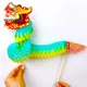 Papier artisanal en forme de dragon pour le nouvel an chinois 1 pièce bricolage décor danse