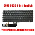 Clavier 2 en 1 US FR RU UK pour DELL XPS 15 9575 pour Precision 5530 2 en 1 0HC1GN