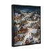 Stupell Industries Ba-851-Floater Snowy Christmas Village Framed On Canvas Print Canvas in Blue | 21 H x 17 W x 1.7 D in | Wayfair ba-851_ffb_16x20