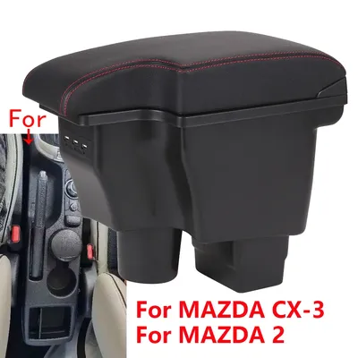 Pour MAZDA CX-3 Accoudoir Rénovation Pour Mazda 2 SkyKie Version cx3 Voiture Accoudoir Boîte De