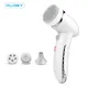 4 In 1 Electric Spin Brush Set Safe Wash Facial Cleansing Brush IPX6 USB Female For Skin Deep