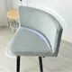 Cheap 1 Pieces Special Size Chair Cover Polar Fleece Fabric Chair Covers Oval Seat Case For Dining