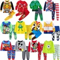 Spring Autumn Children's Mickey Clothing Sets Boys Sleepwear Clothes Kids Iron Man Pajamas Set Baby