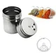 Stainless Steel Herb Spice Tools Sugar Salt Pepper Shakers Kitchen Gadgets Coffee Shaker Condiment