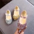 KushyShoo 2021 Spring New Children Shoes Girls Princess Shoes Glitter Children Baby Dance Shoes