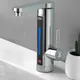 3300 W LED Ambient Light Temperature Display Instant Hot Water Tap Heating Pipe