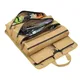 Outdoor Picnic Bag Multi Pocket Hardware Tools Pouch Roll UP Portable Small Tools Organizer Storage