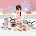 Mini Kitchen Set to Make Real Food Cooking Electric Furnace Stainless Steel Supplies Play House Toys