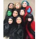 1/6 Rare Face Doll Heads Colorful Hair Doll Accessories Girl Collection Toy Figures Original Doll