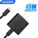 45W USB C Charger Fast Charging For Samsung Galaxy S22 S23 Iphone 12 13 14 PD Type C Charger Quick