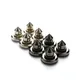 4PCS speakers Stand Feet Foot Pad Pure copper silver loudspeaker box Spikes Cone Floor Foot Nail