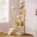 Tucker Murphy Pet™ 75" H Drusi Multi-Level Large Cat Tree w/ 3 Perchs Manufactured Wood in Brown | 74.8 H x 19.3 W x 19.3 D in | Wayfair