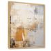 Wrought Studio™ Gold & Beige Soft Fusion - Abstract Collages Wall Art Prints Metal in Gray | 32 H x 24 W x 1 D in | Wayfair