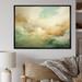Wrought Studio™ Elegant Sky Whispers II - Sky Canvas Wall Art Canvas, Cotton in Green | 12 H x 20 W x 1 D in | Wayfair