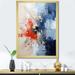 Wrought Studio™ Cobalt Connections Power Lines - Power Lines Wall Decor Plastic in Blue/Orange | 44 H x 34 W x 1.5 D in | Wayfair