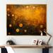 Wrought Studio™ Amber Asteroids Solar System Space - Our Solar System Canvas Wall Art Canvas, Cotton in Yellow | 12 H x 20 W x 1 D in | Wayfair